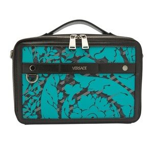 Versace La Greca Rectangle Zip Bag